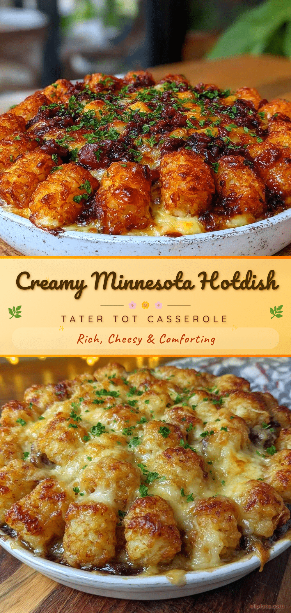 Minnesota Hotdish Tater Tot Casserole recipe