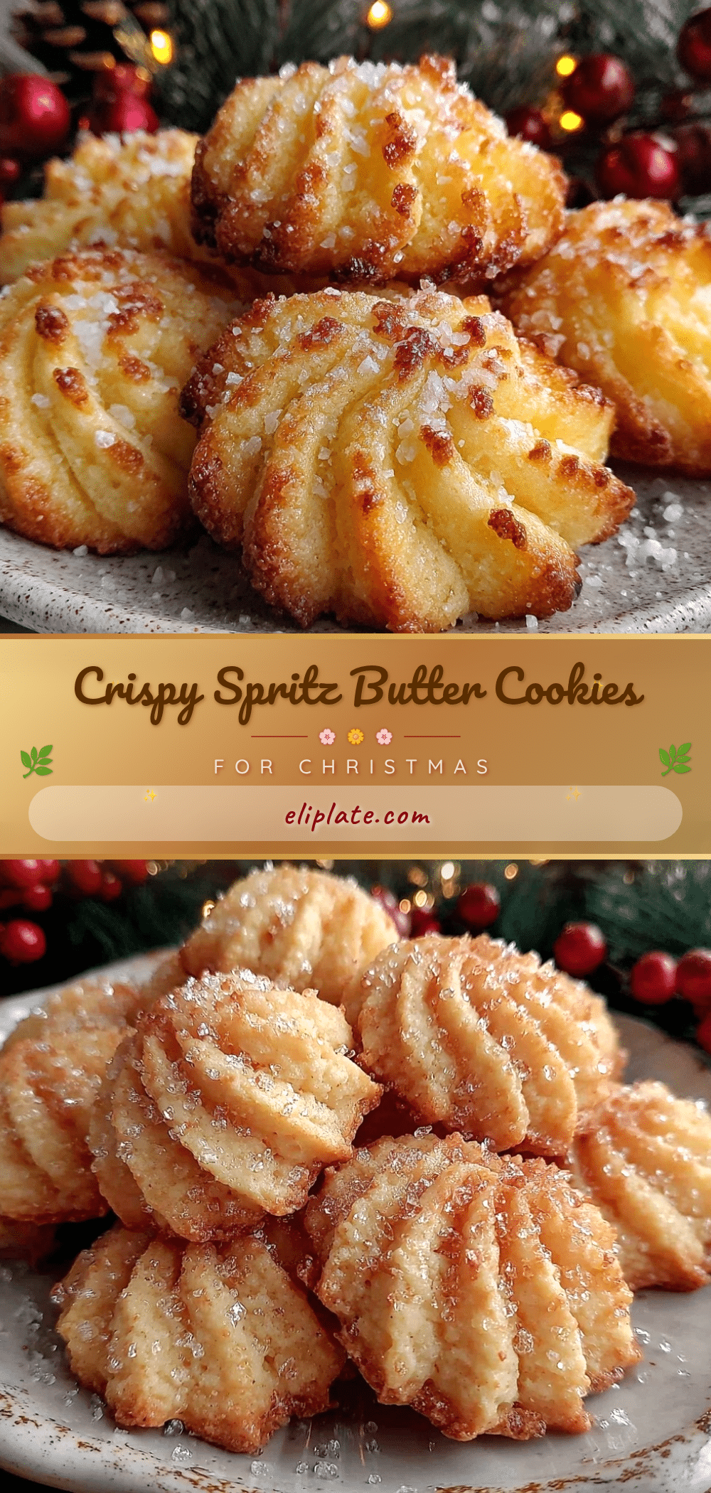 perfect spritz butter cookies recipe