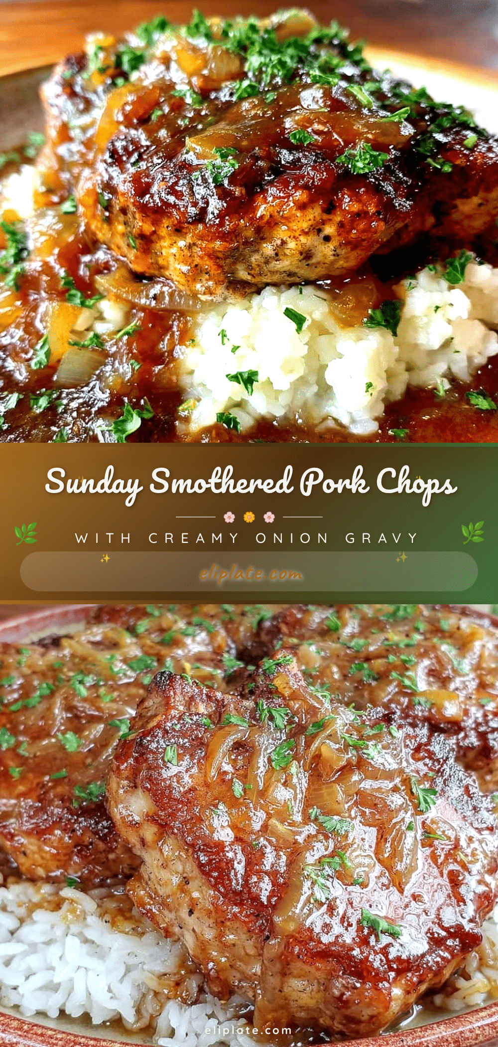 smothered pork chops recipe