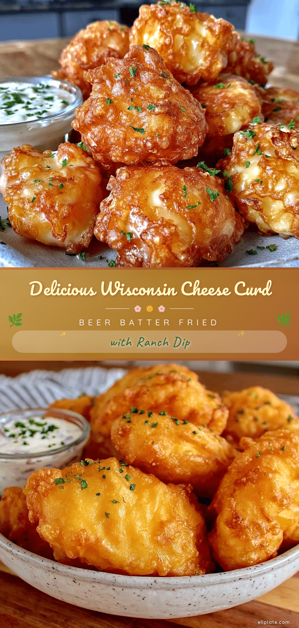 Wisconsin cheese curd beer batter fried recipe