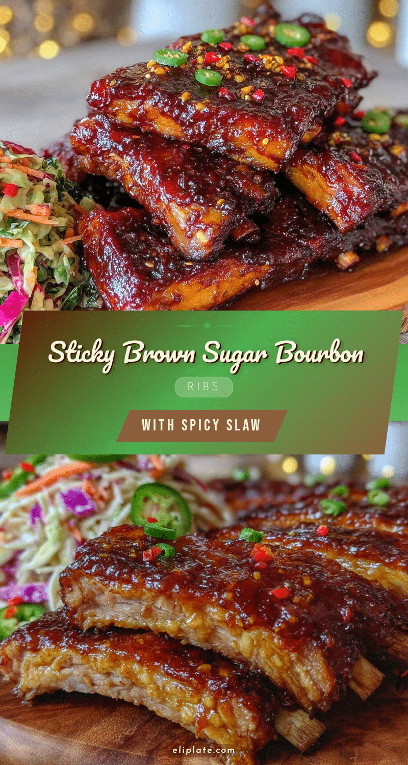 brown sugar bourbon glazed pork ribs recipe