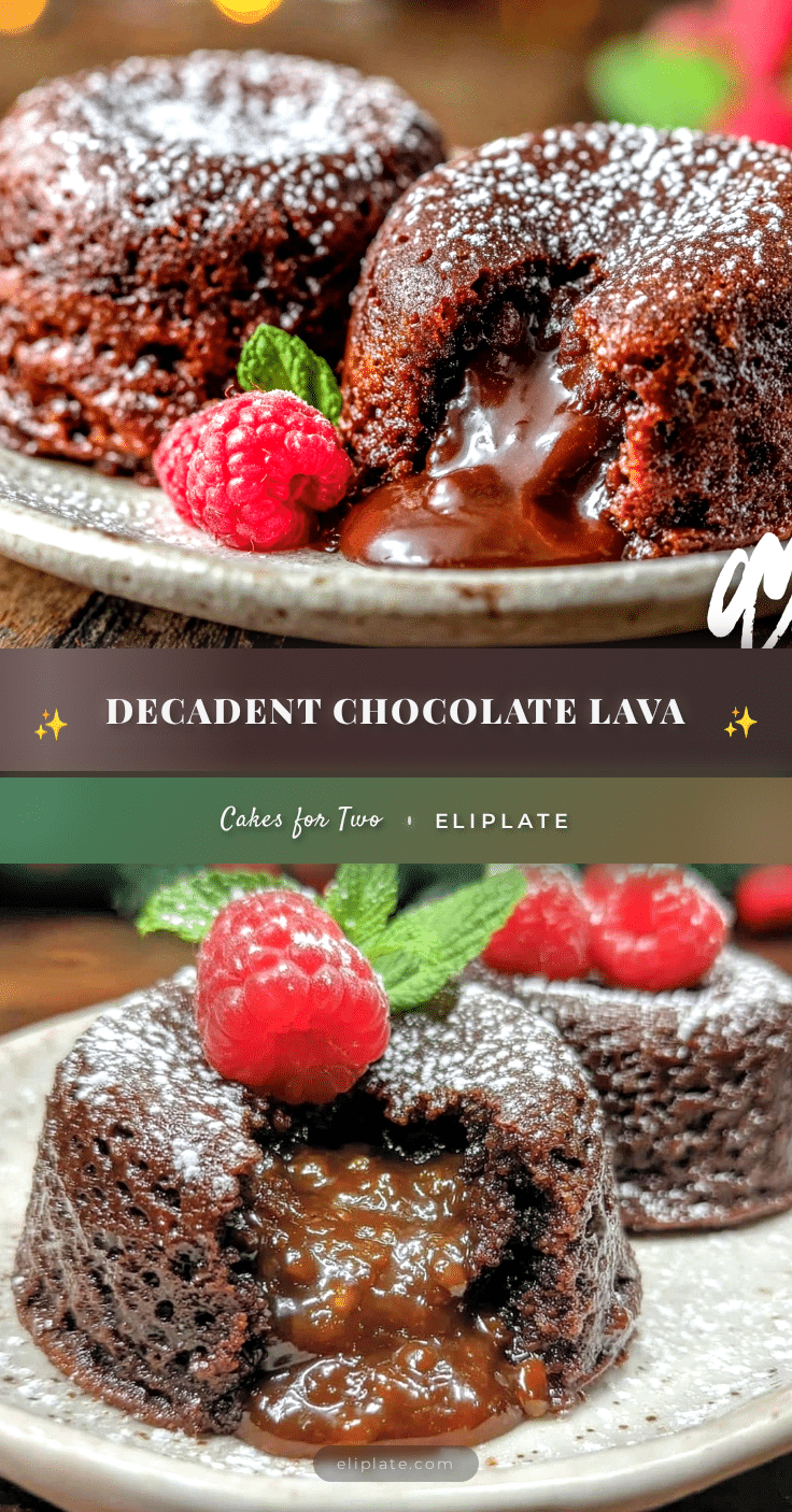 chocolate lava cakes for two recipe