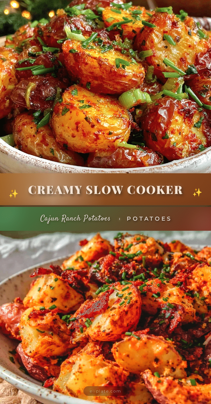 Cozy Cajun Ranch Potatoes slow cooker recipe recipe