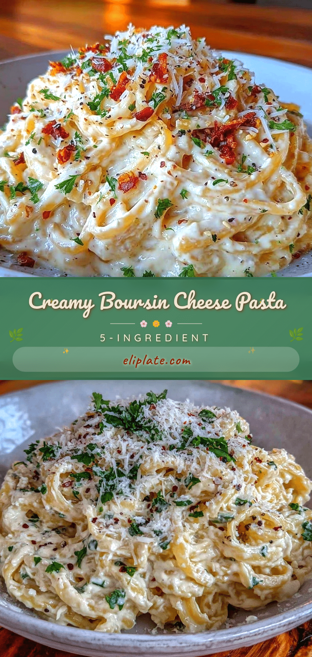 creamy boursin cheese pasta recipe