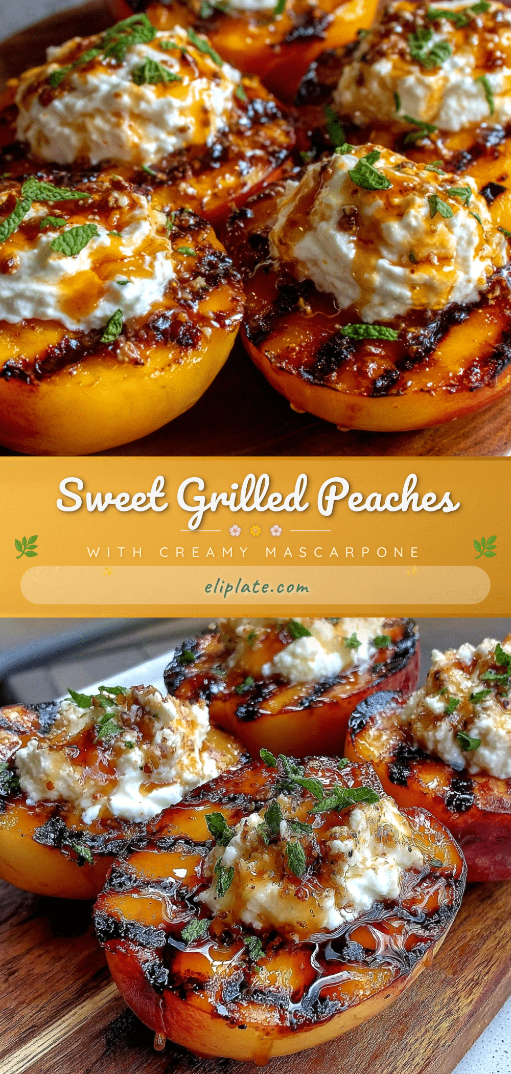 creamy grilled peaches recipe recipe