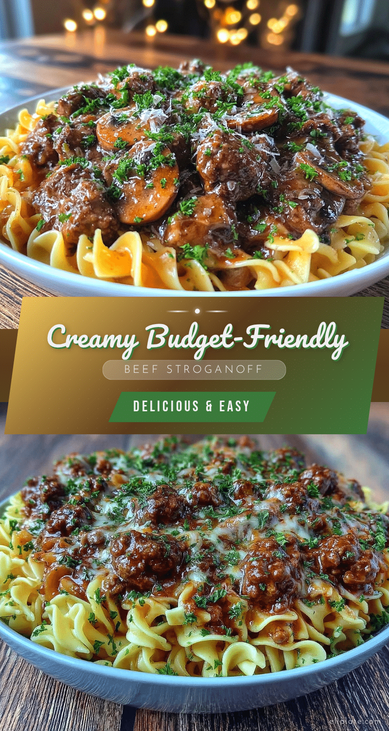 creamy ground beef stroganoff recipe