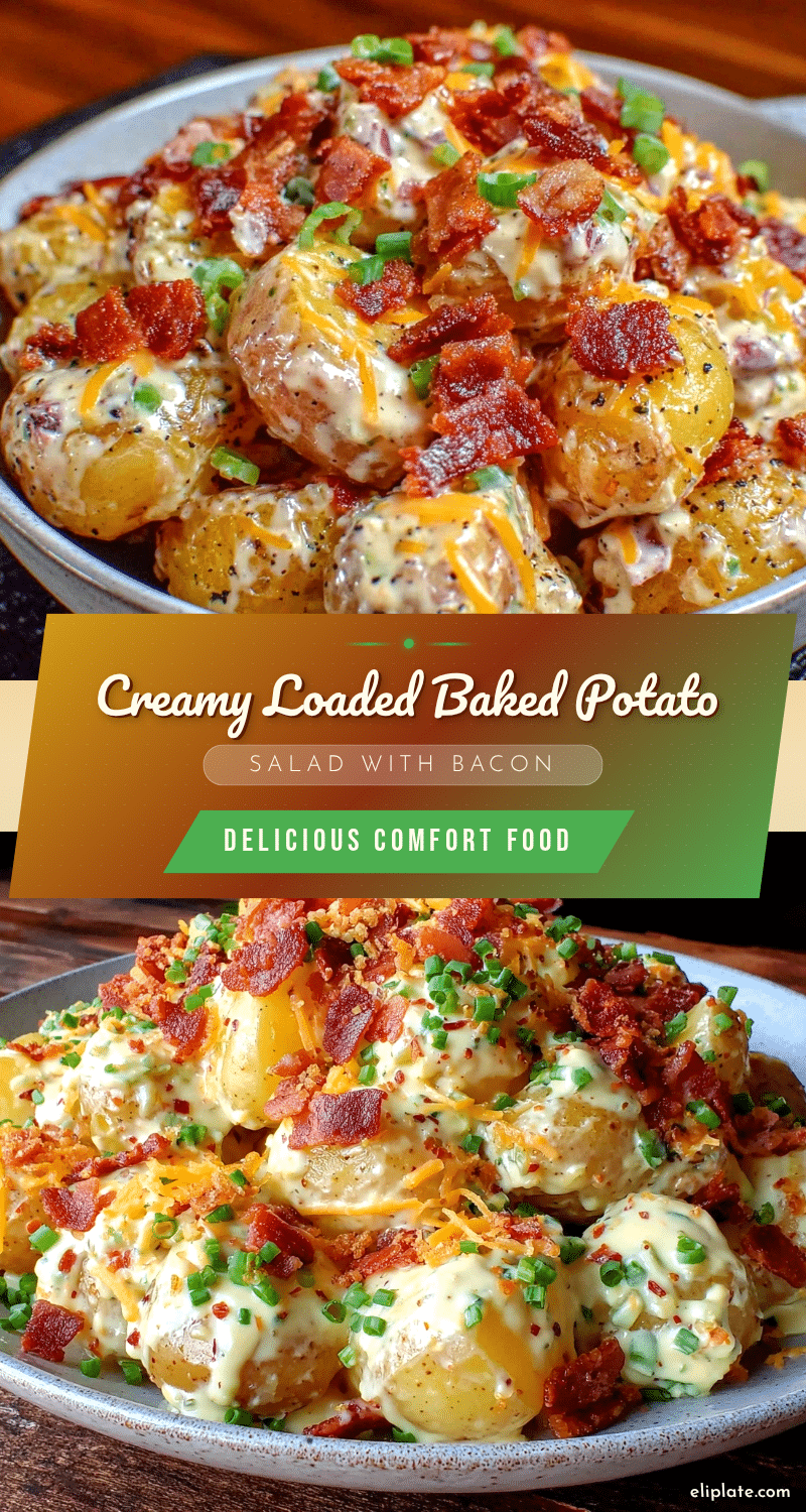 creamy loaded baked potato salad recipe