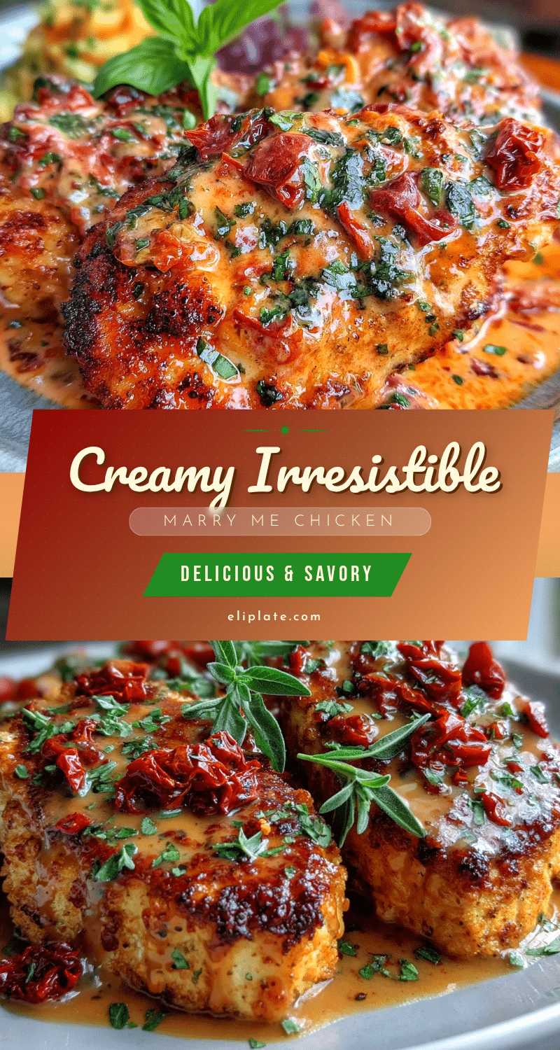 creamy marry me chicken recipe