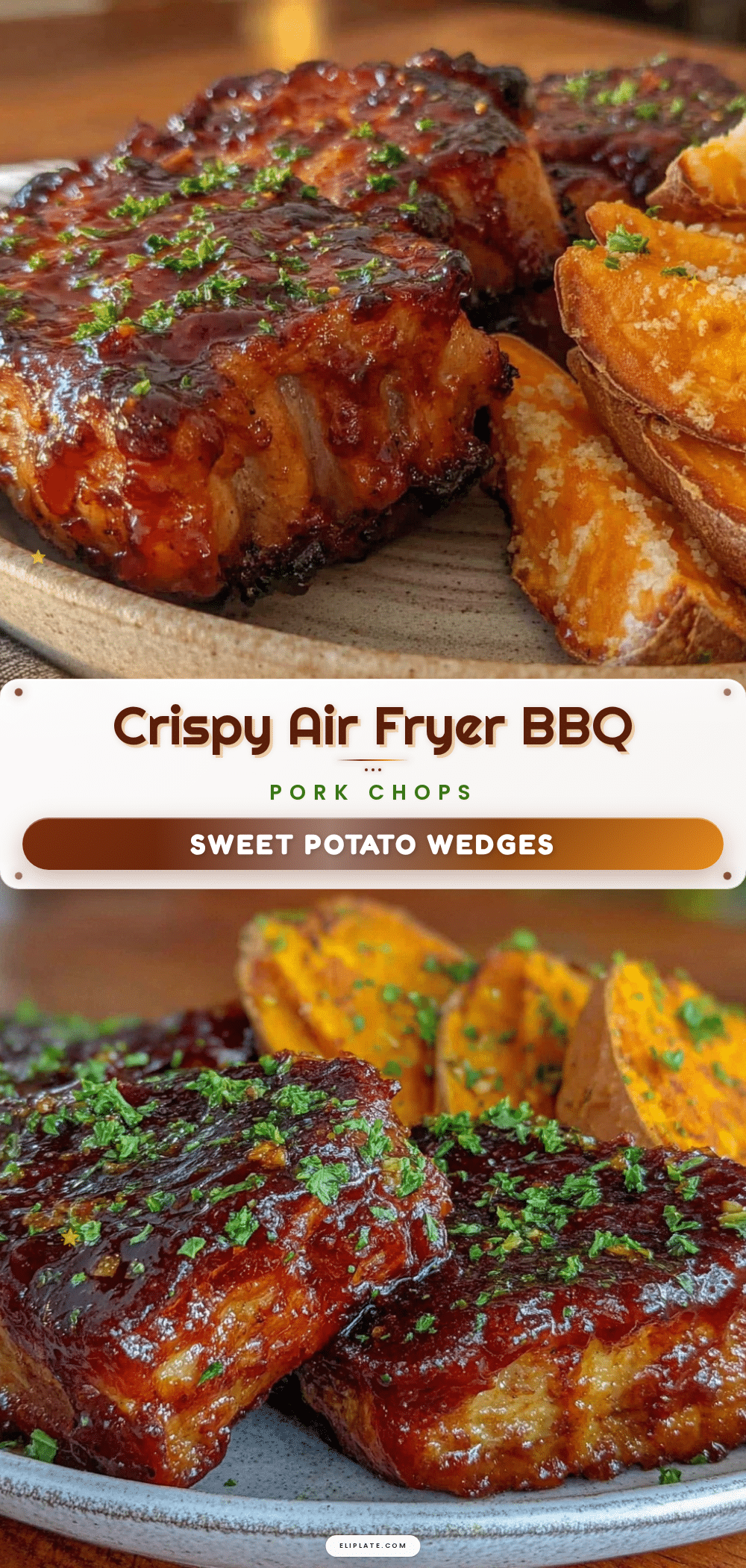 crispy air fryer bbq pork chops recipe