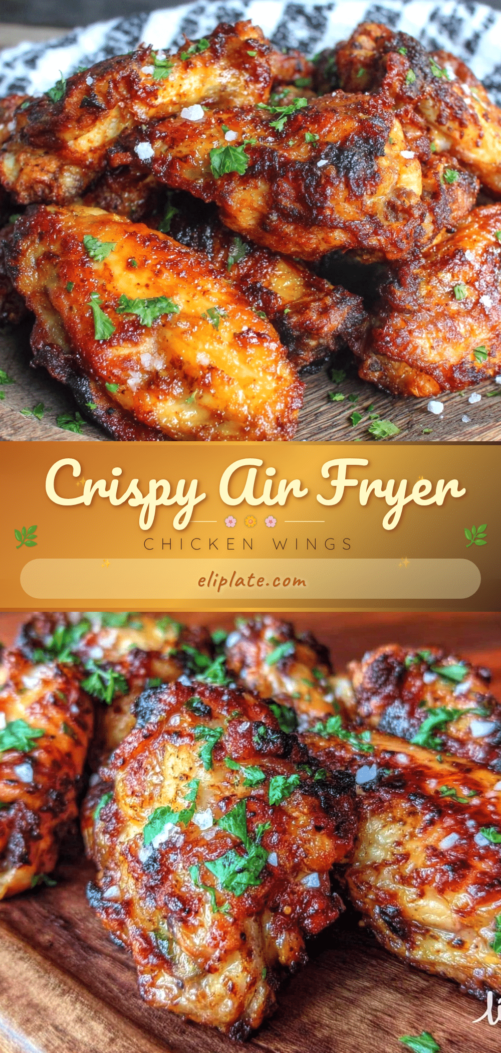 crispy air fryer chicken wings recipe