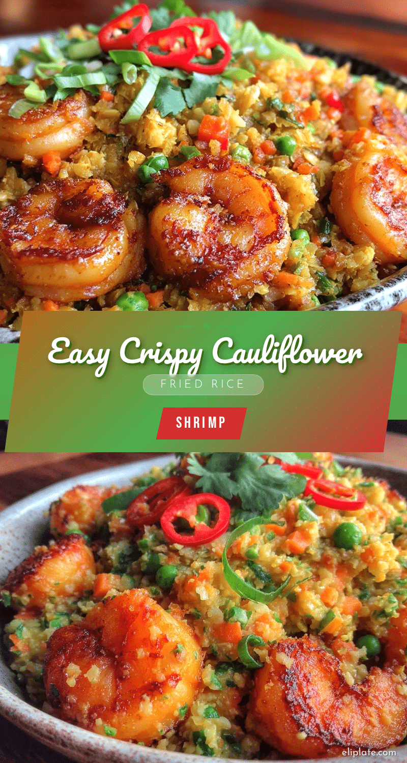 crispy cauliflower fried rice with shrimp recipe