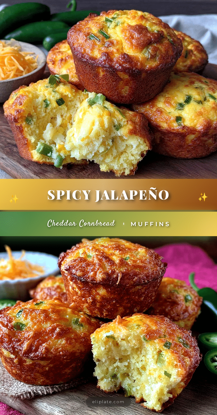 crispy jalapeño cheddar cornbread muffins recipe