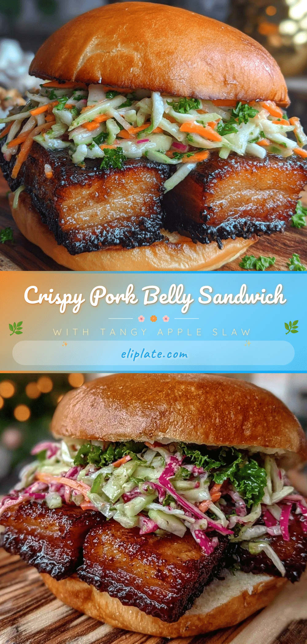 crispy pork belly sandwich recipe