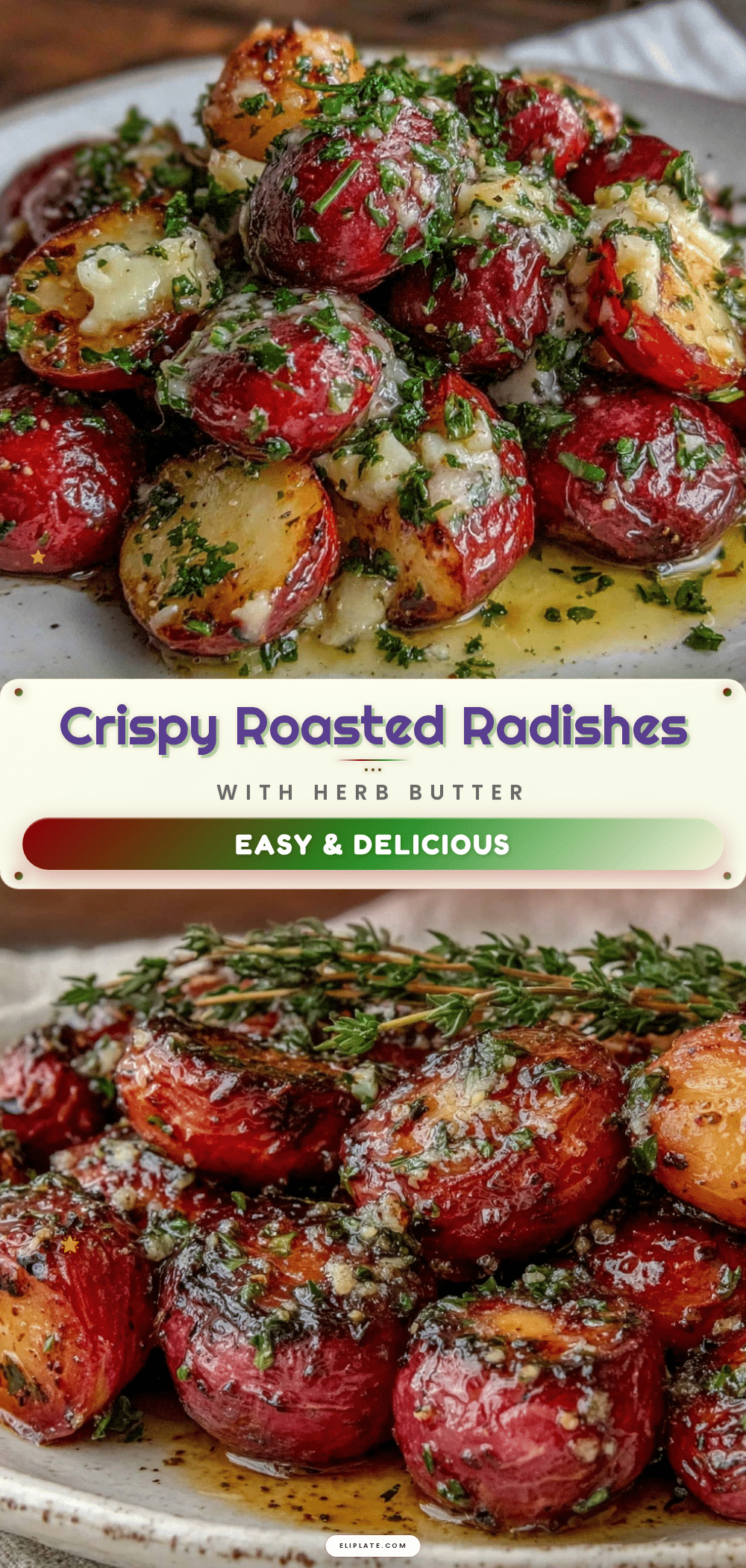 crispy roasted radishes recipe