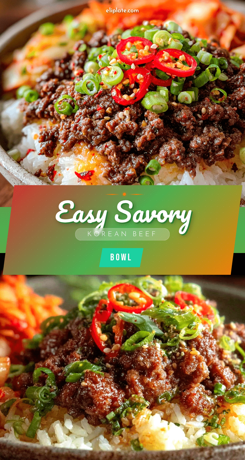 easy savory korean beef bowl recipe recipe