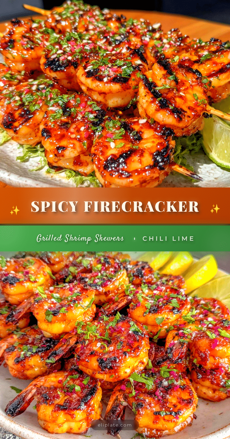 firecracker grilled shrimp skewers recipe
