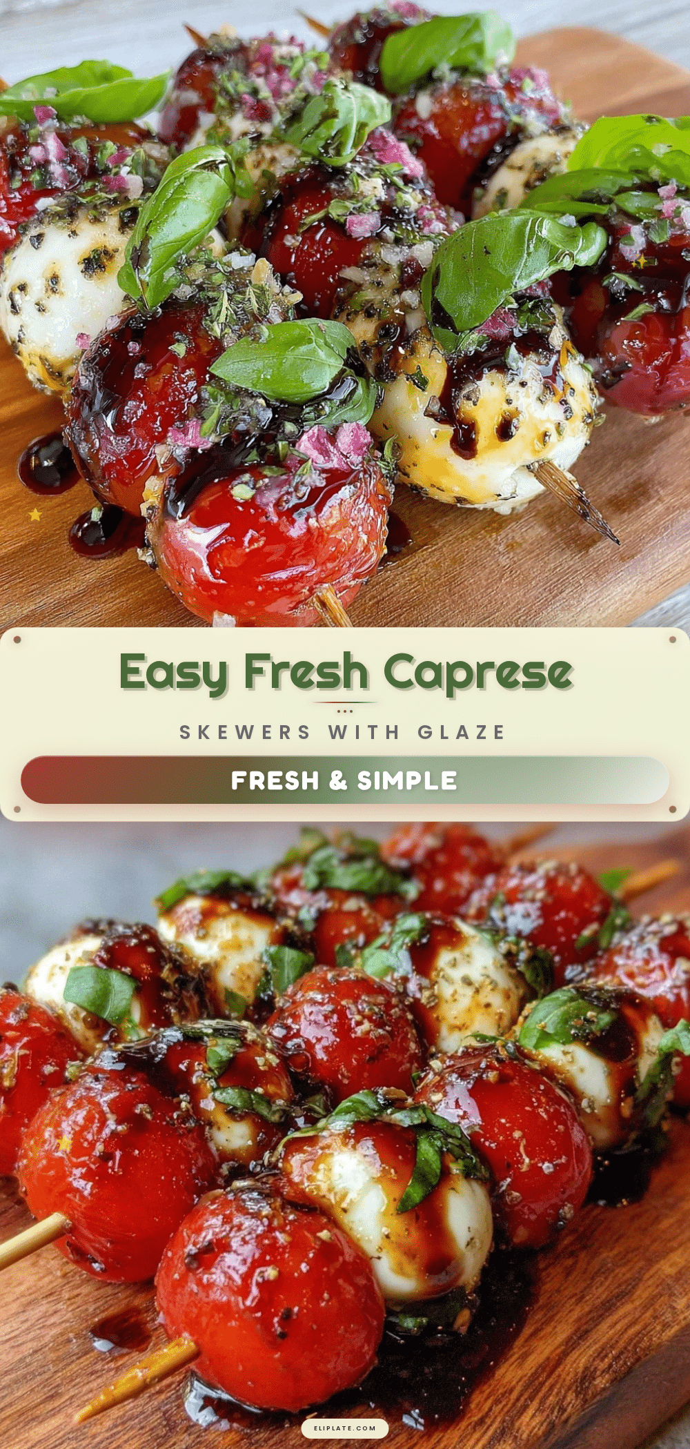 Fresh Caprese Skewers recipe