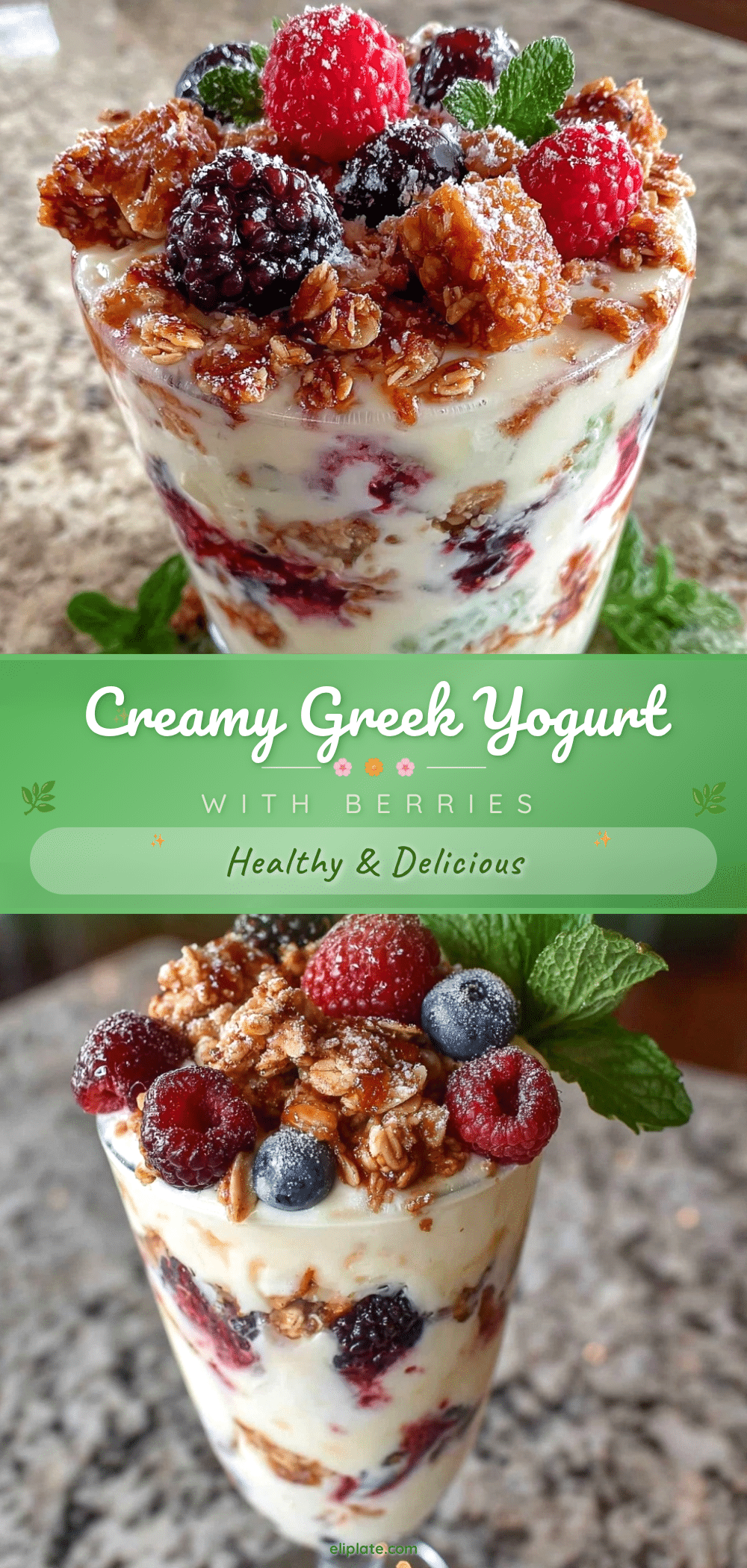 fresh greek yogurt parfait recipe