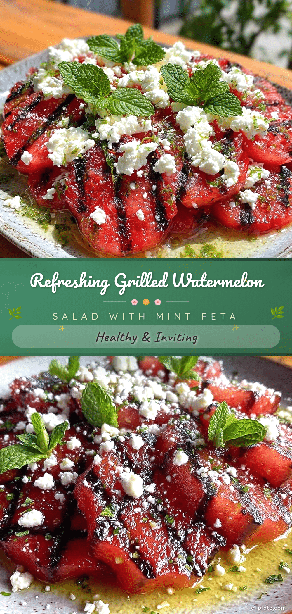 fresh grilled watermelon salad recipe