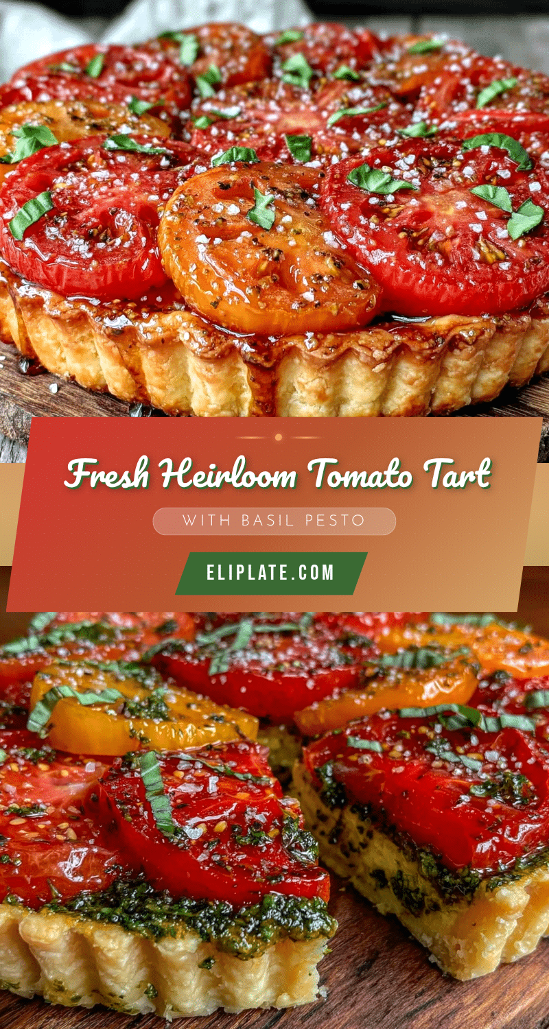 fresh heirloom tomato tart recipe