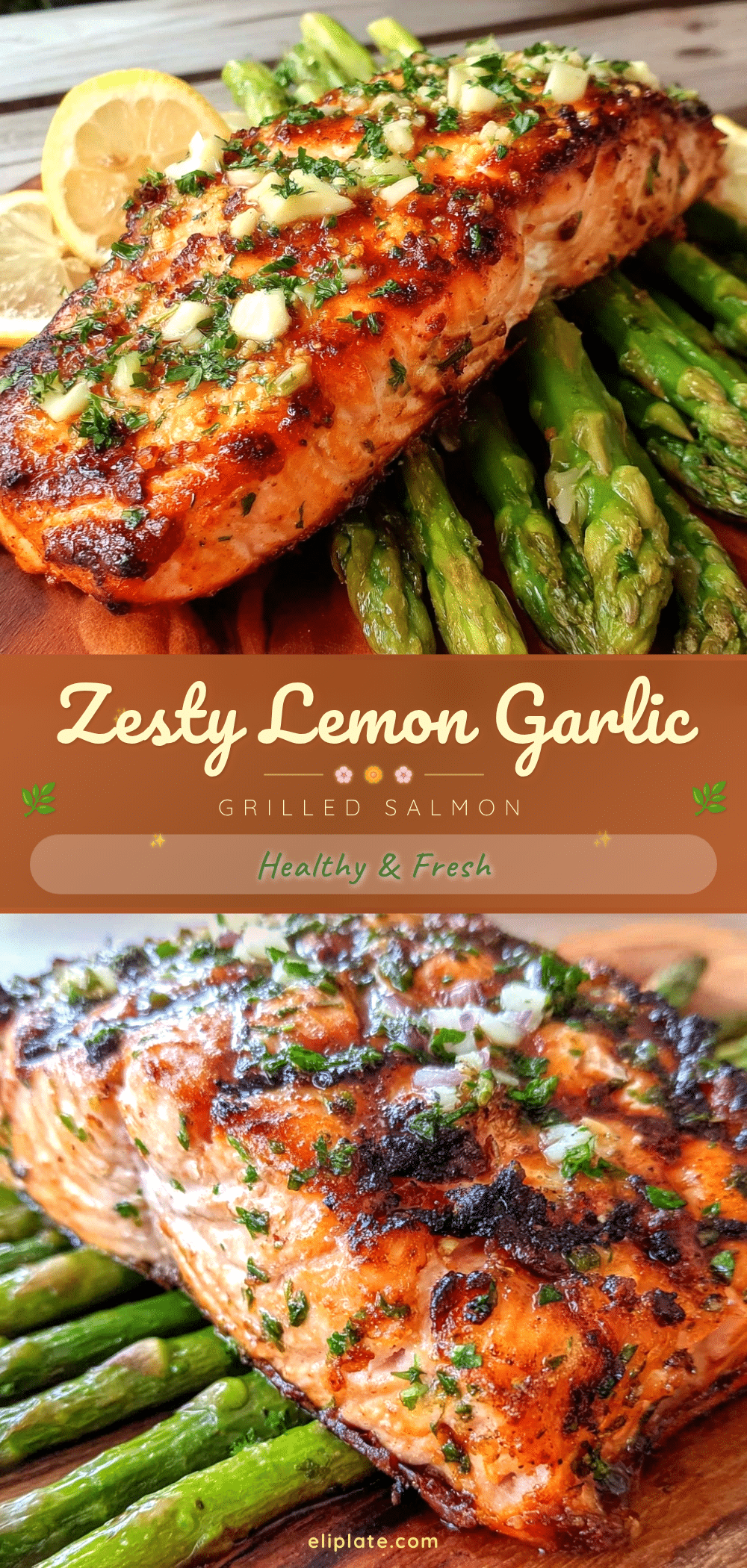 fresh lemon garlic grilled salmon recipe