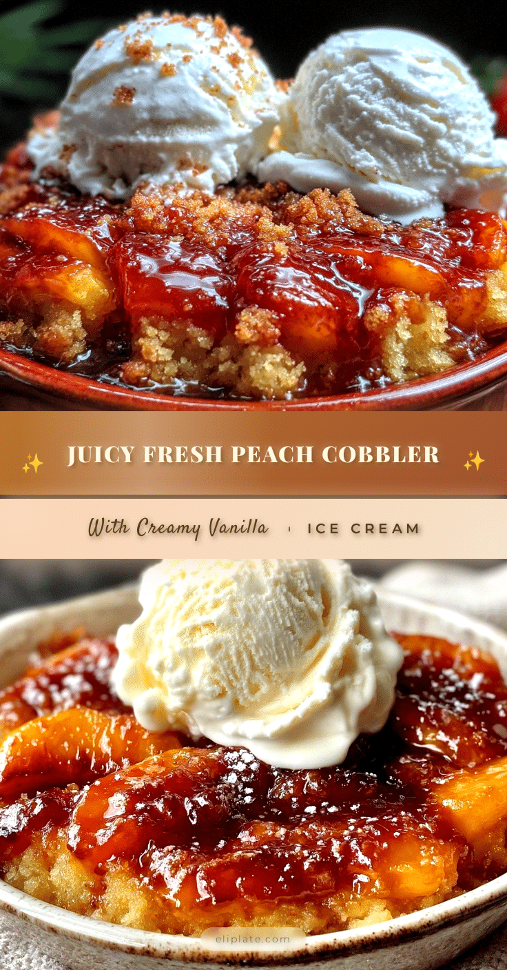 fresh peach cobbler recipe