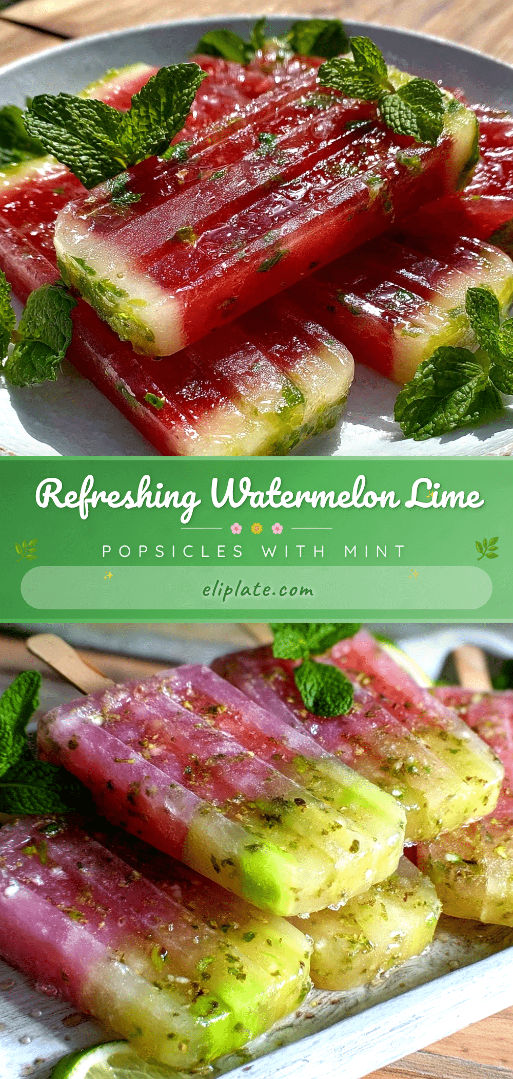 fresh watermelon lime popsicles recipe