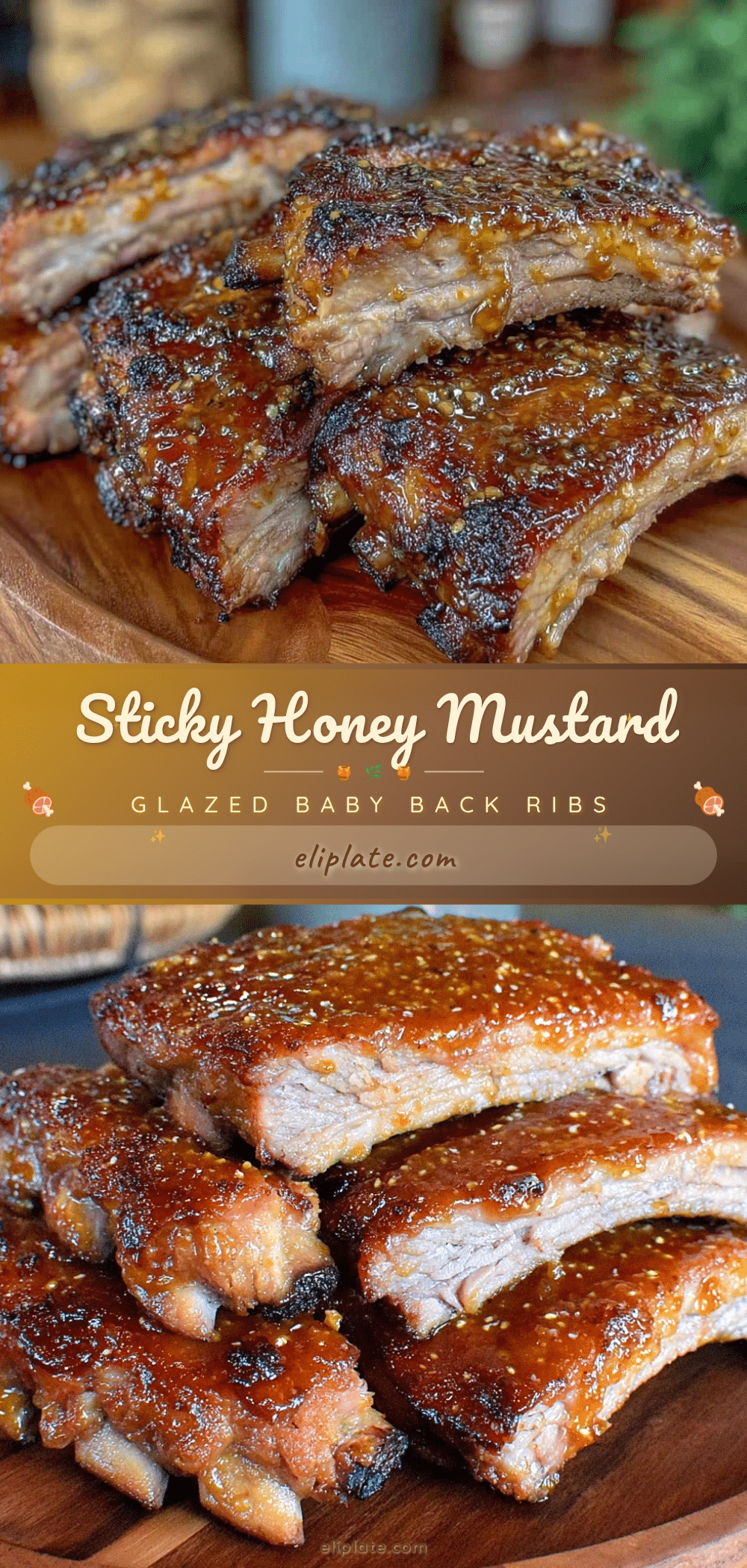 honey mustard glazed baby back ribs recipe