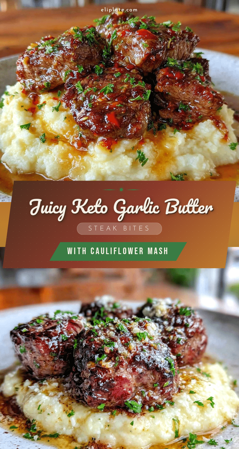 keto garlic butter steak bites recipe