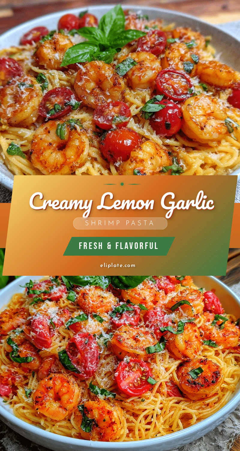 lemon garlic shrimp pasta recipe