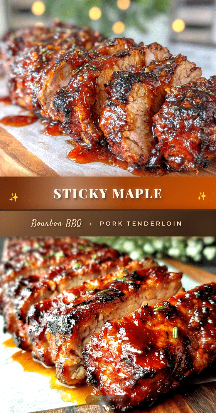 maple bourbon bbq pork tenderloin recipe
