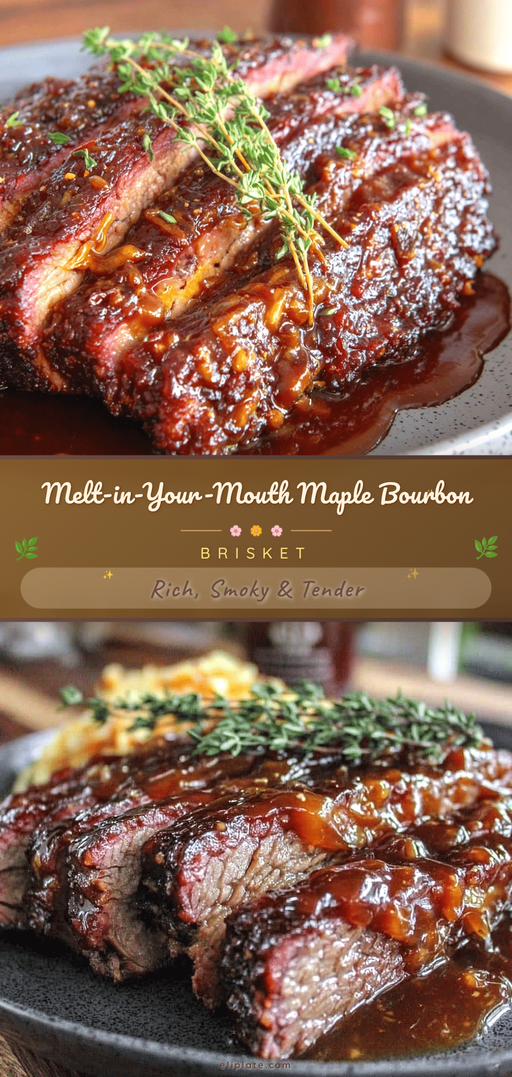 maple bourbon smoked brisket recipe