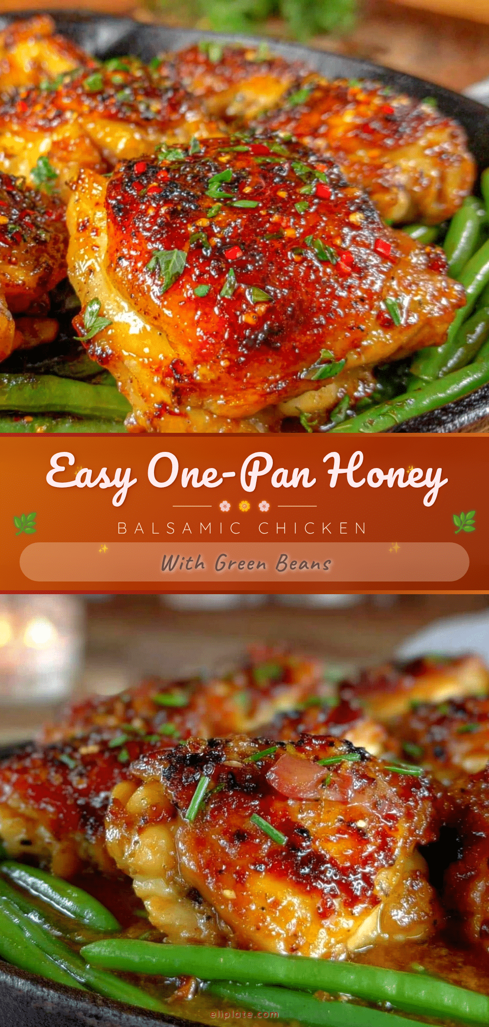 one-pan honey balsamic chicken recipe