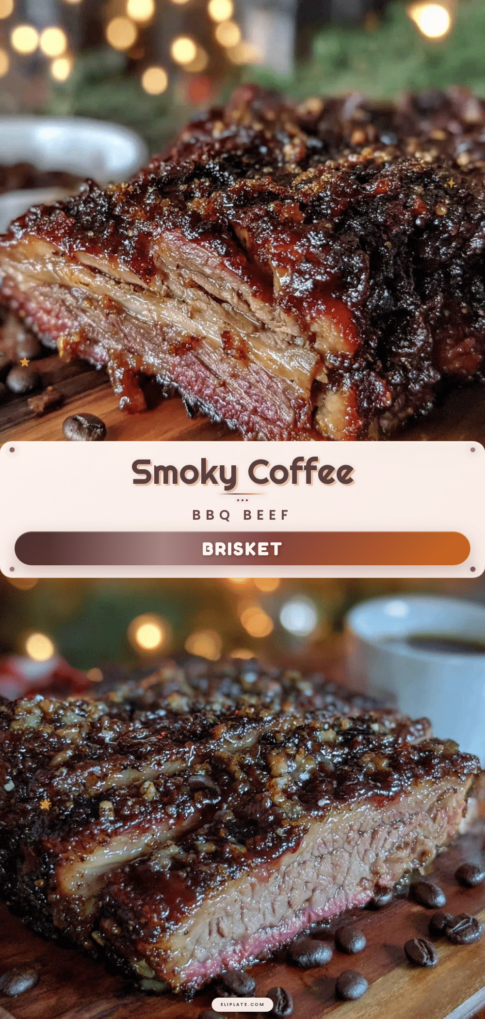 smoked beef brisket with coffee bbq rub recipe