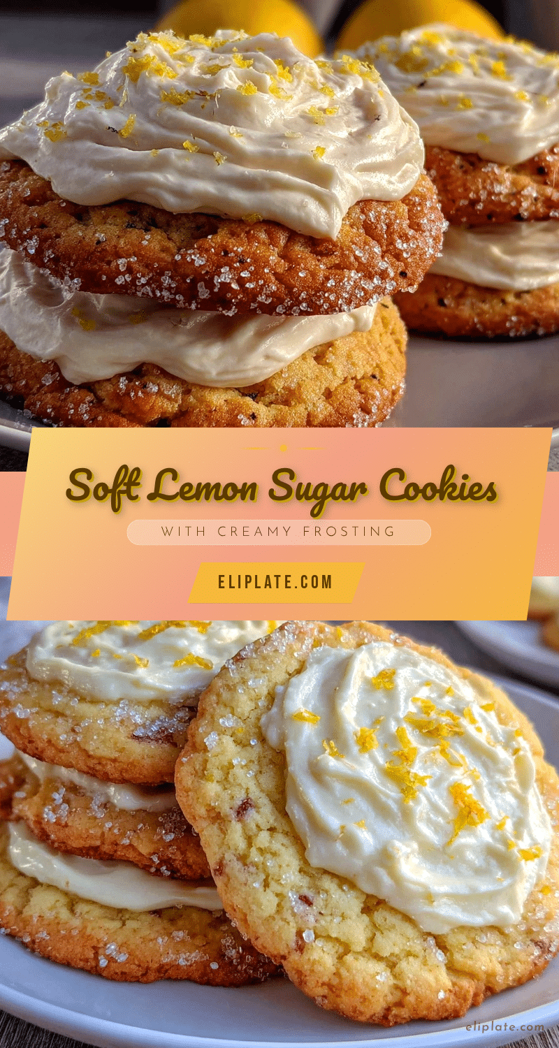 soft lemon sugar cookies recipe