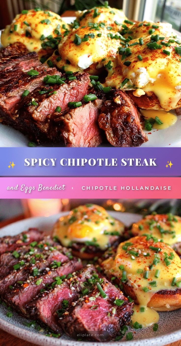 steak and eggs Benedict recipe