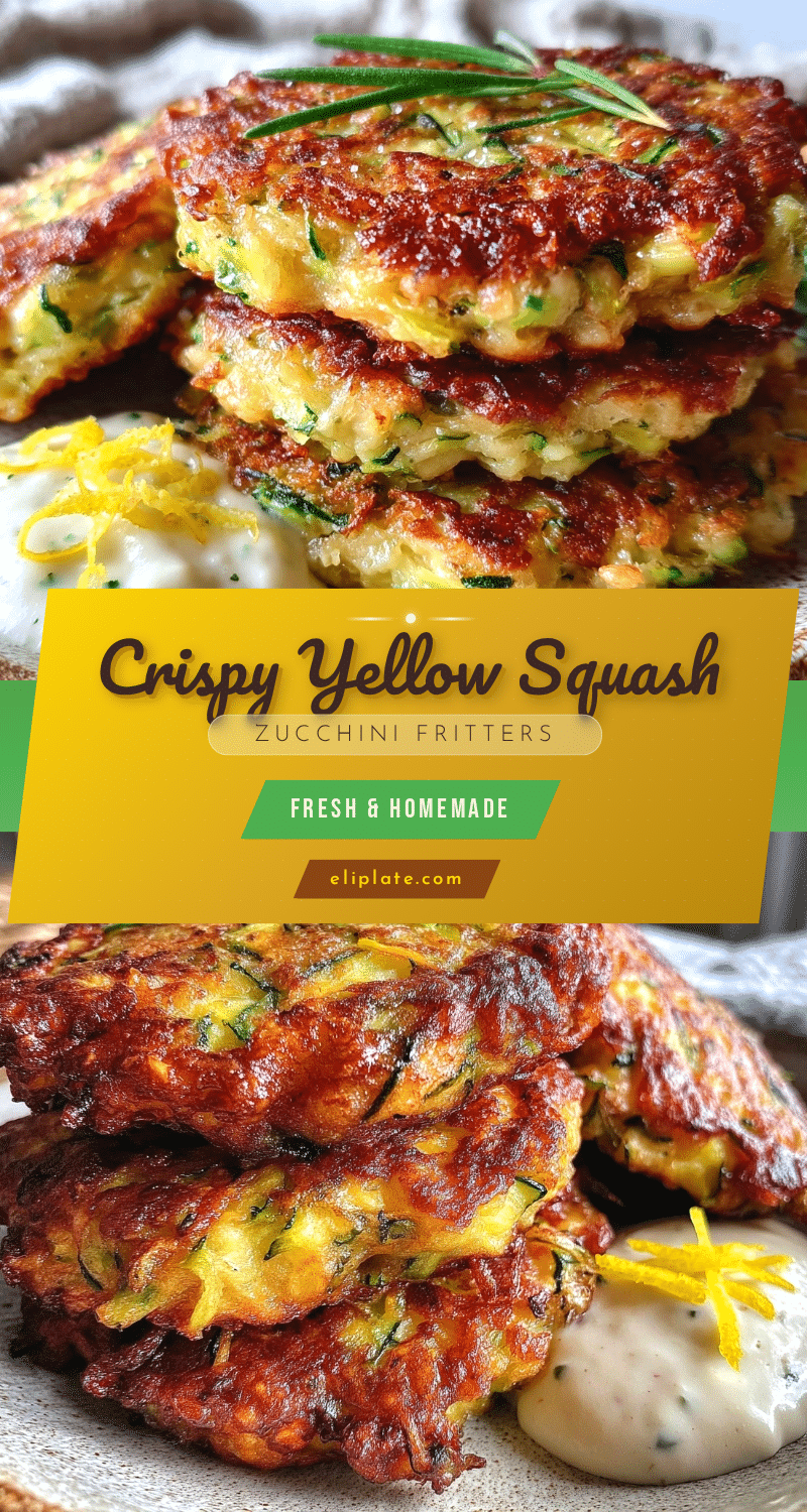 yellow squash and zucchini fritters recipe
