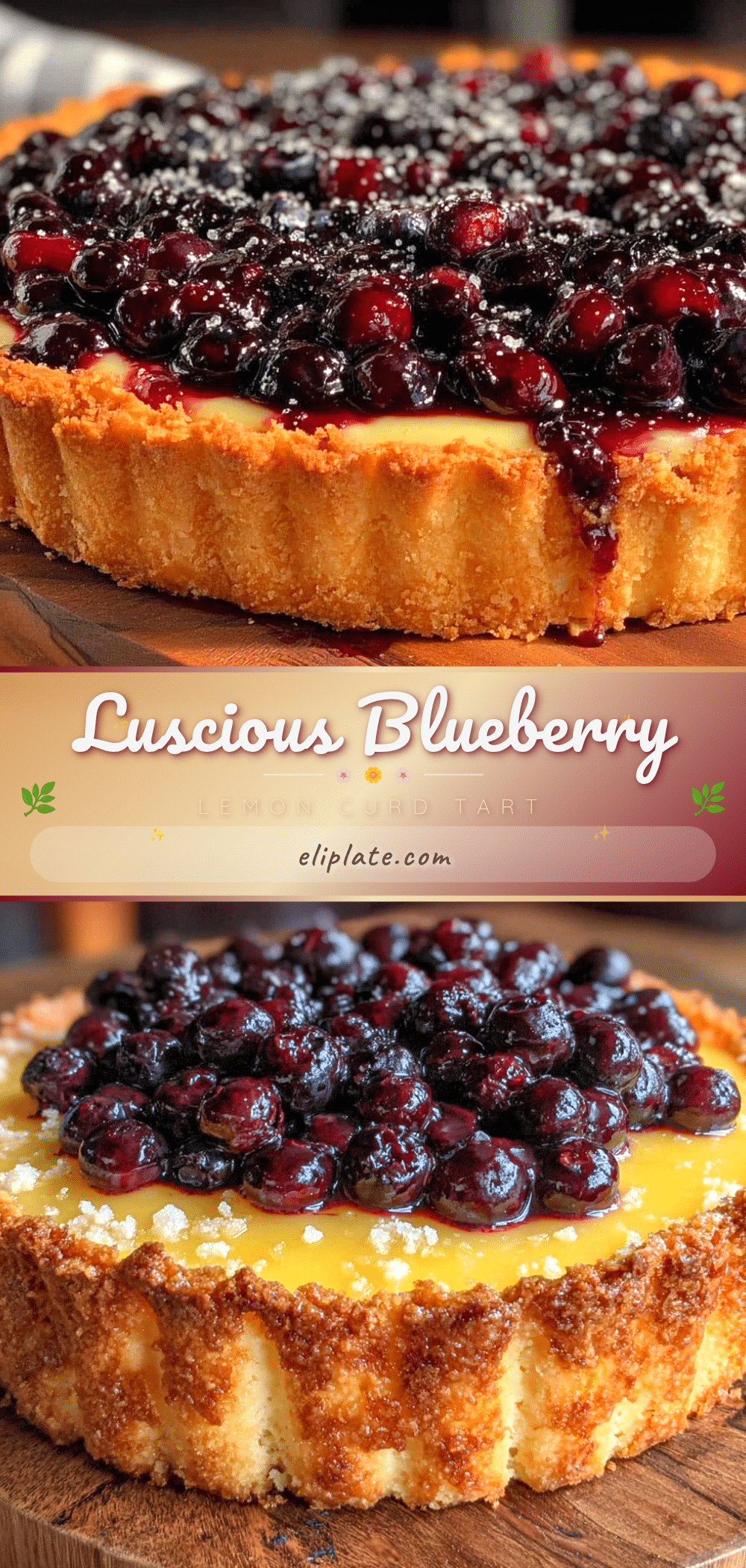 blueberry lemon curd tart recipe