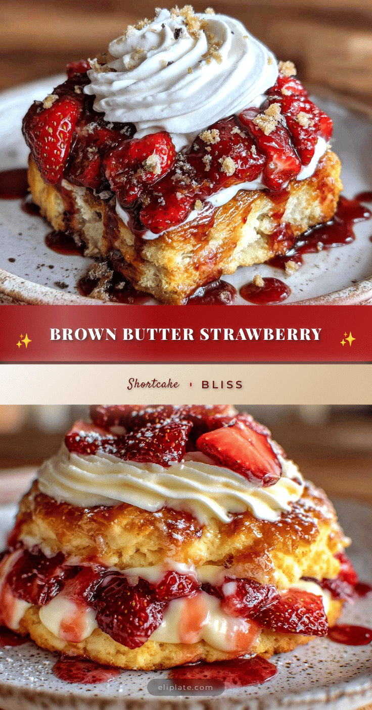 brown butter strawberry shortcake recipe