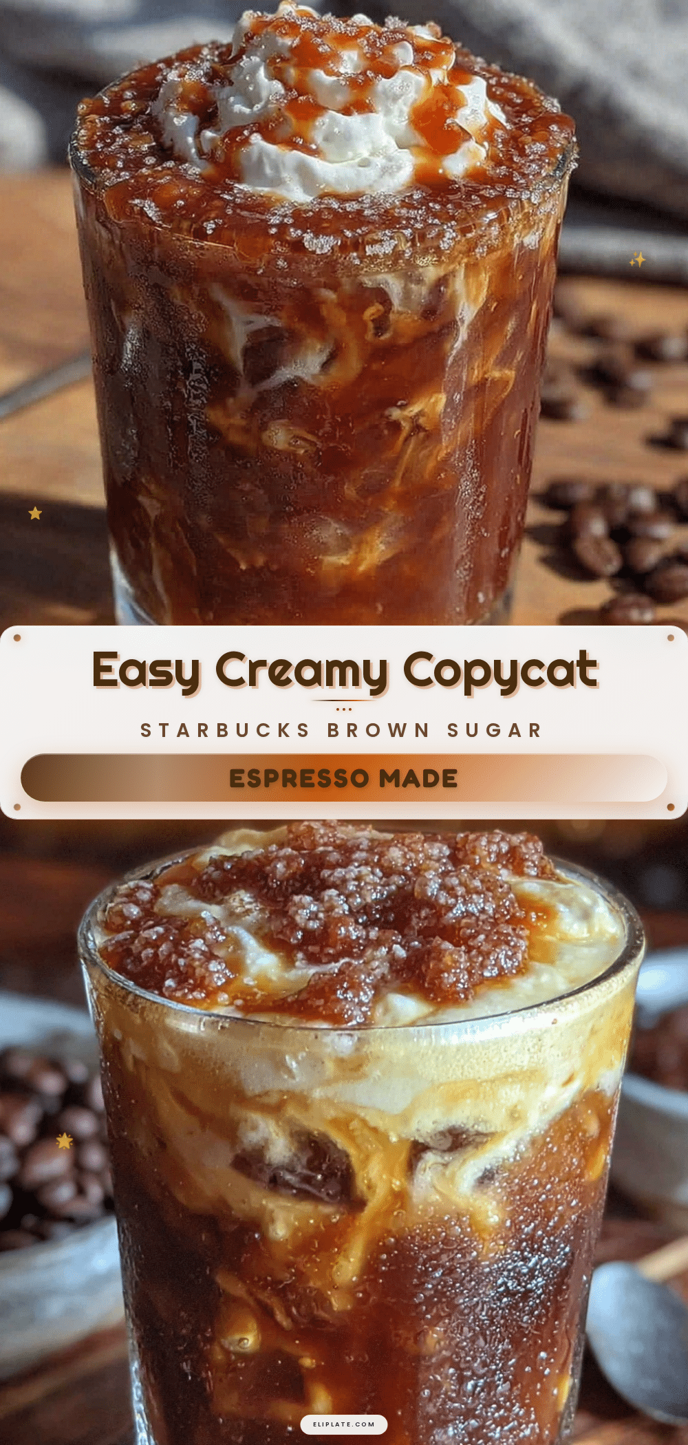 copycat Starbucks Brown Sugar Shaken Espresso recipe