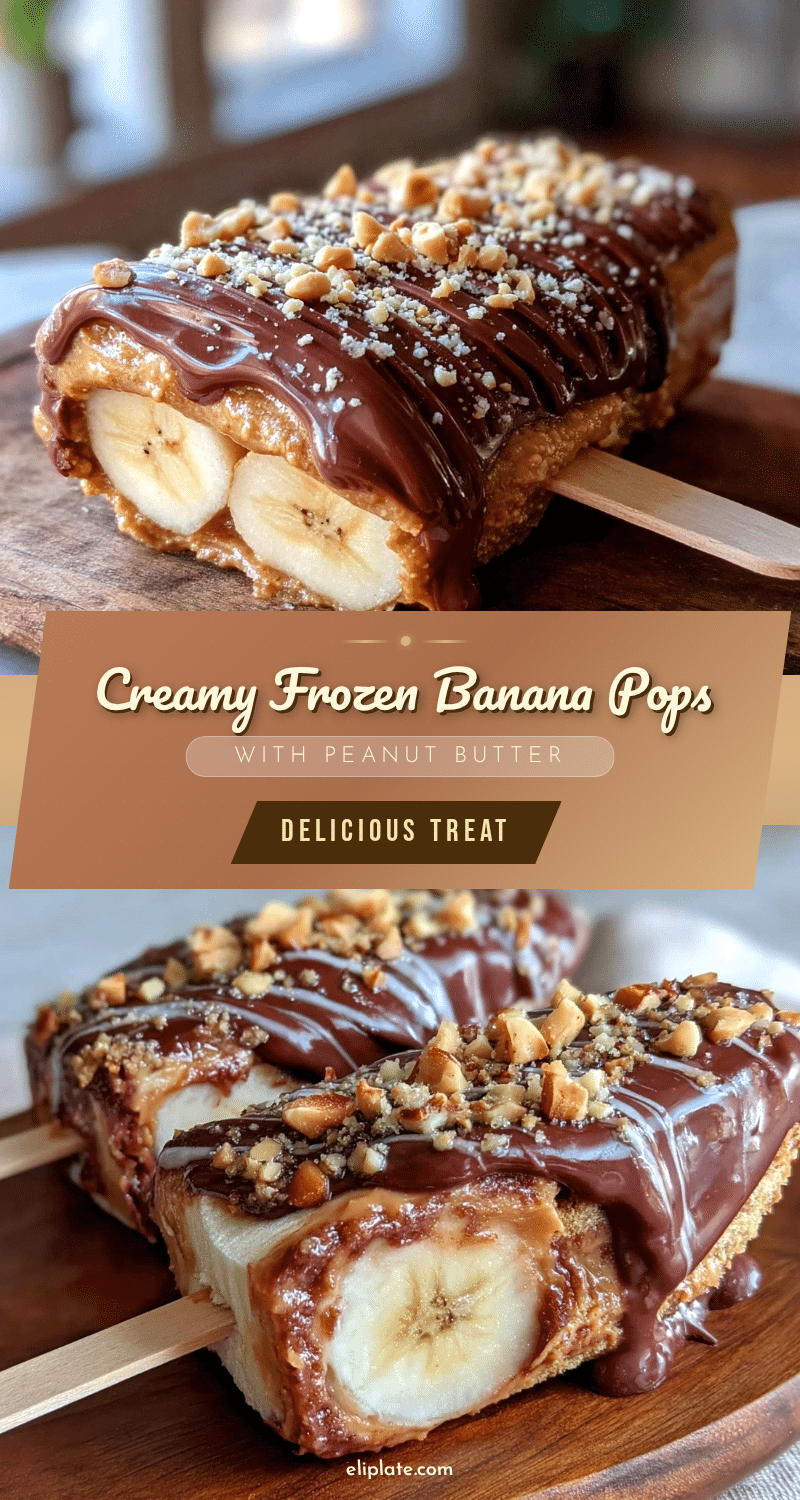 creamy frozen banana popsicles recipe