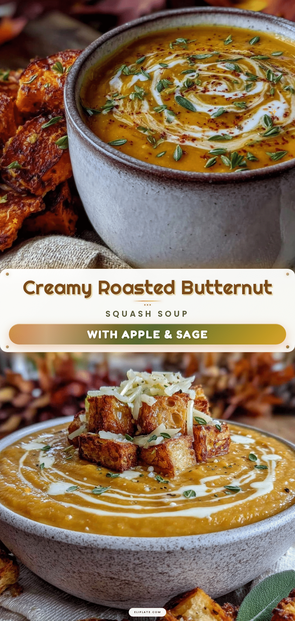 creamy roasted butternut squash soup recipe