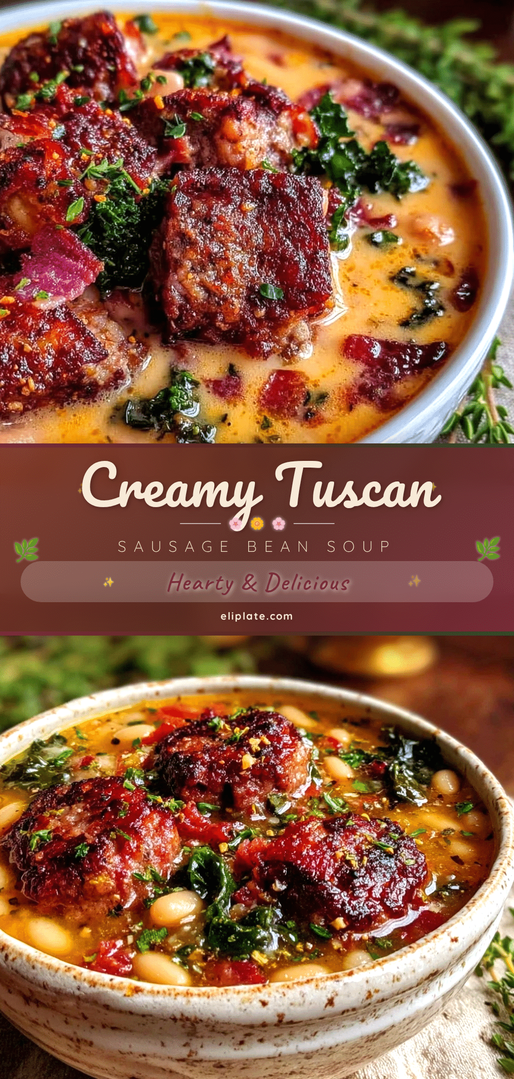 creamy tuscan white bean soup recipe