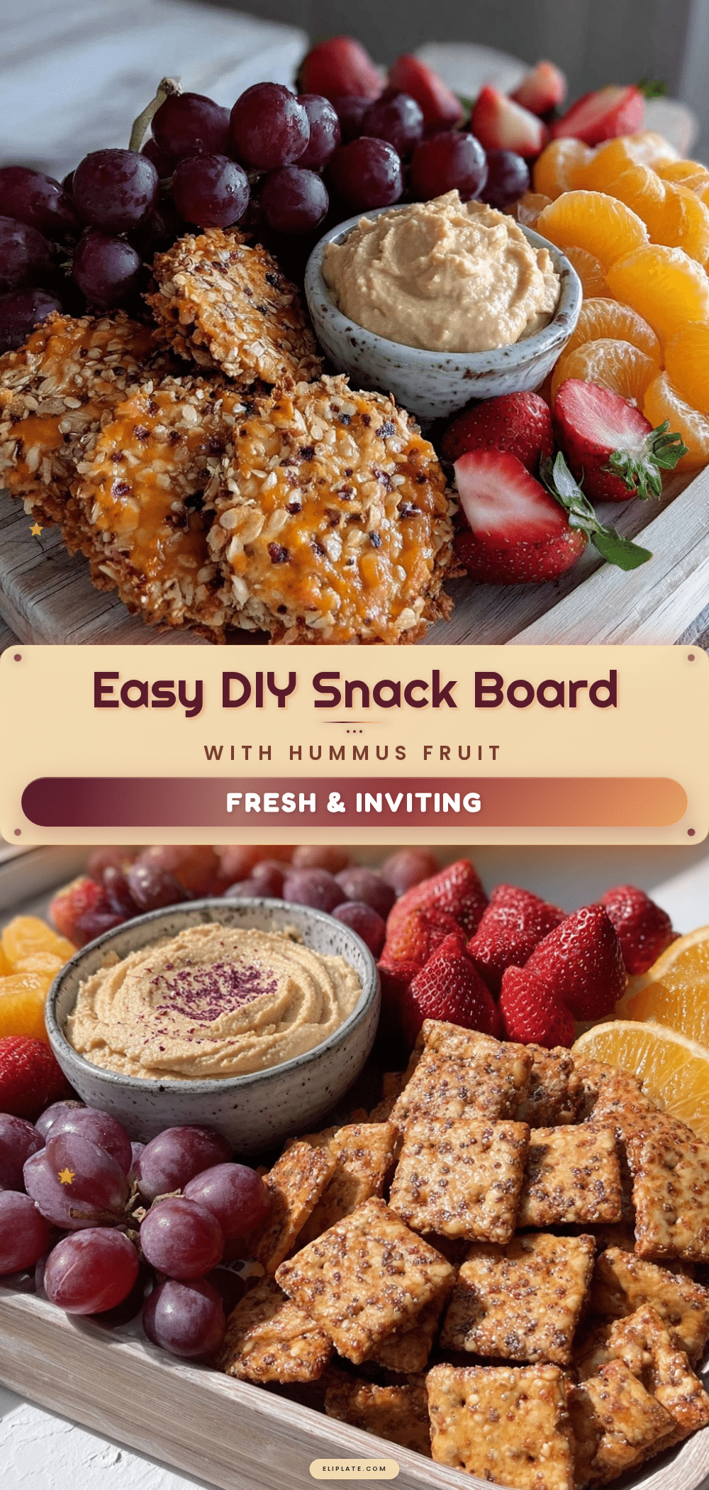 DIY snack board lunchbox recipe
