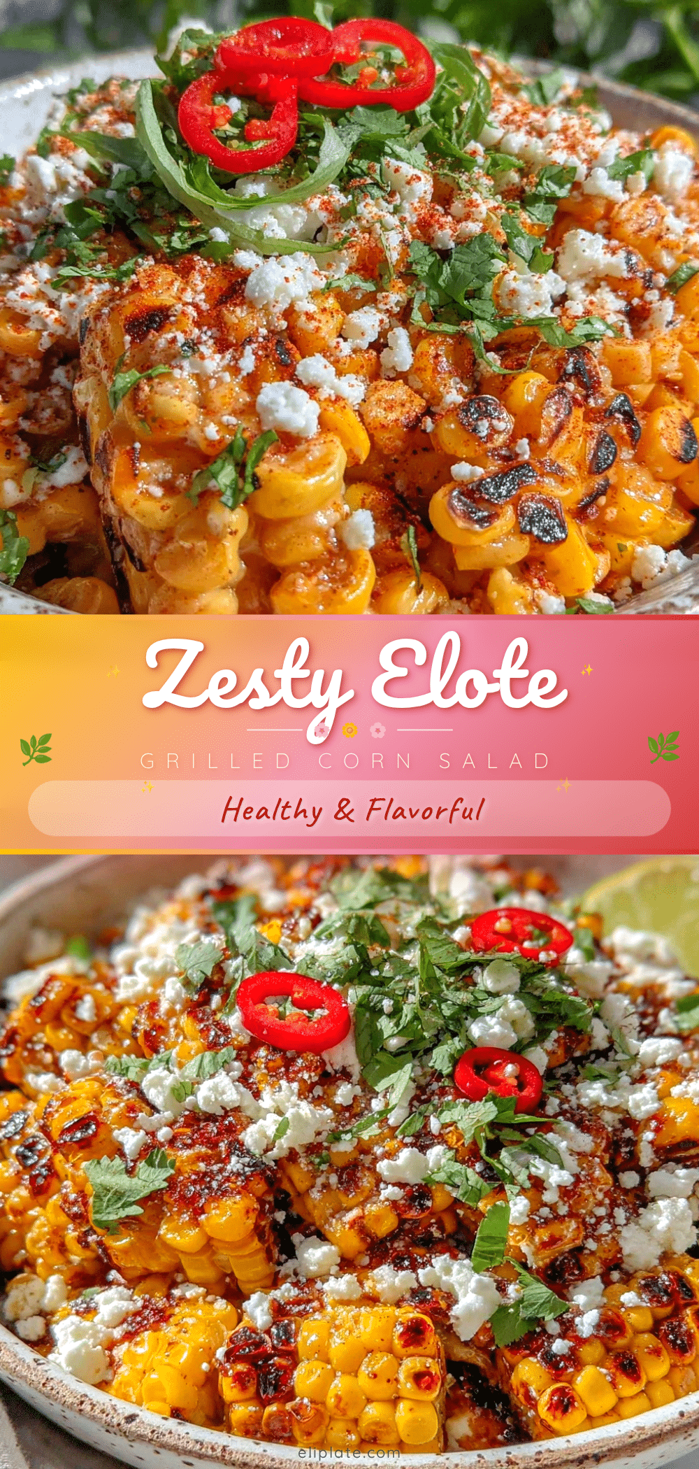 elote-style grilled corn salad recipe