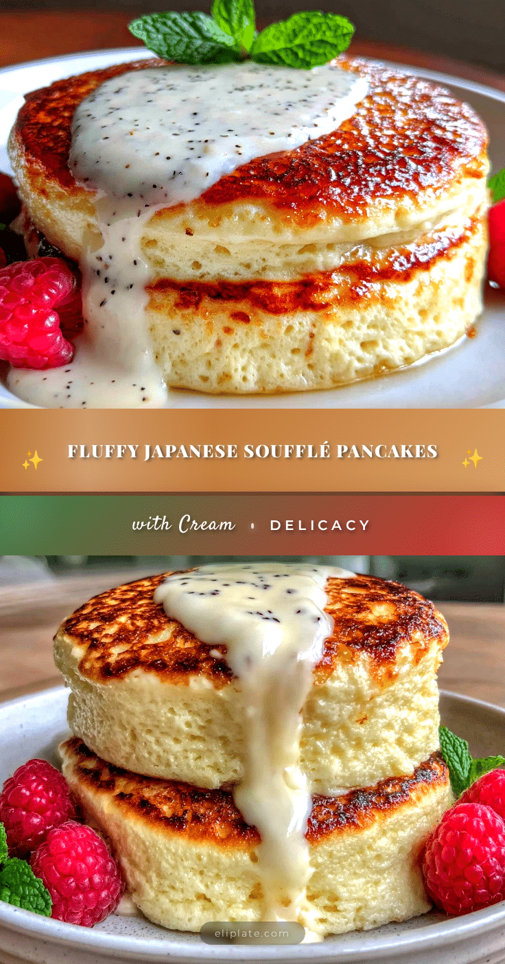 fluffy Japanese soufflé pancakes recipe