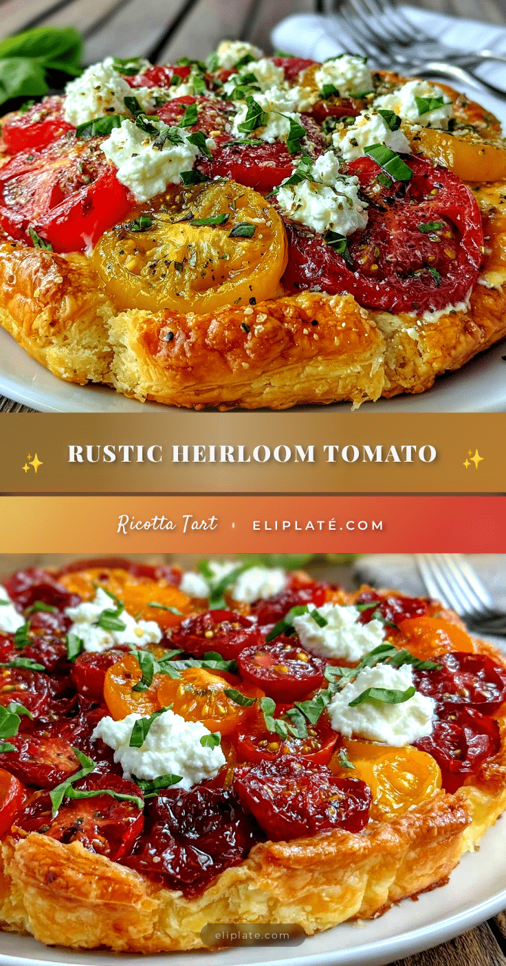 fresh heirloom tomato tart recipe
