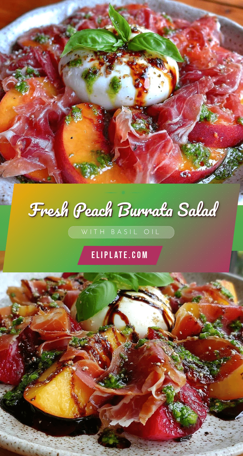 fresh peach burrata salad recipe