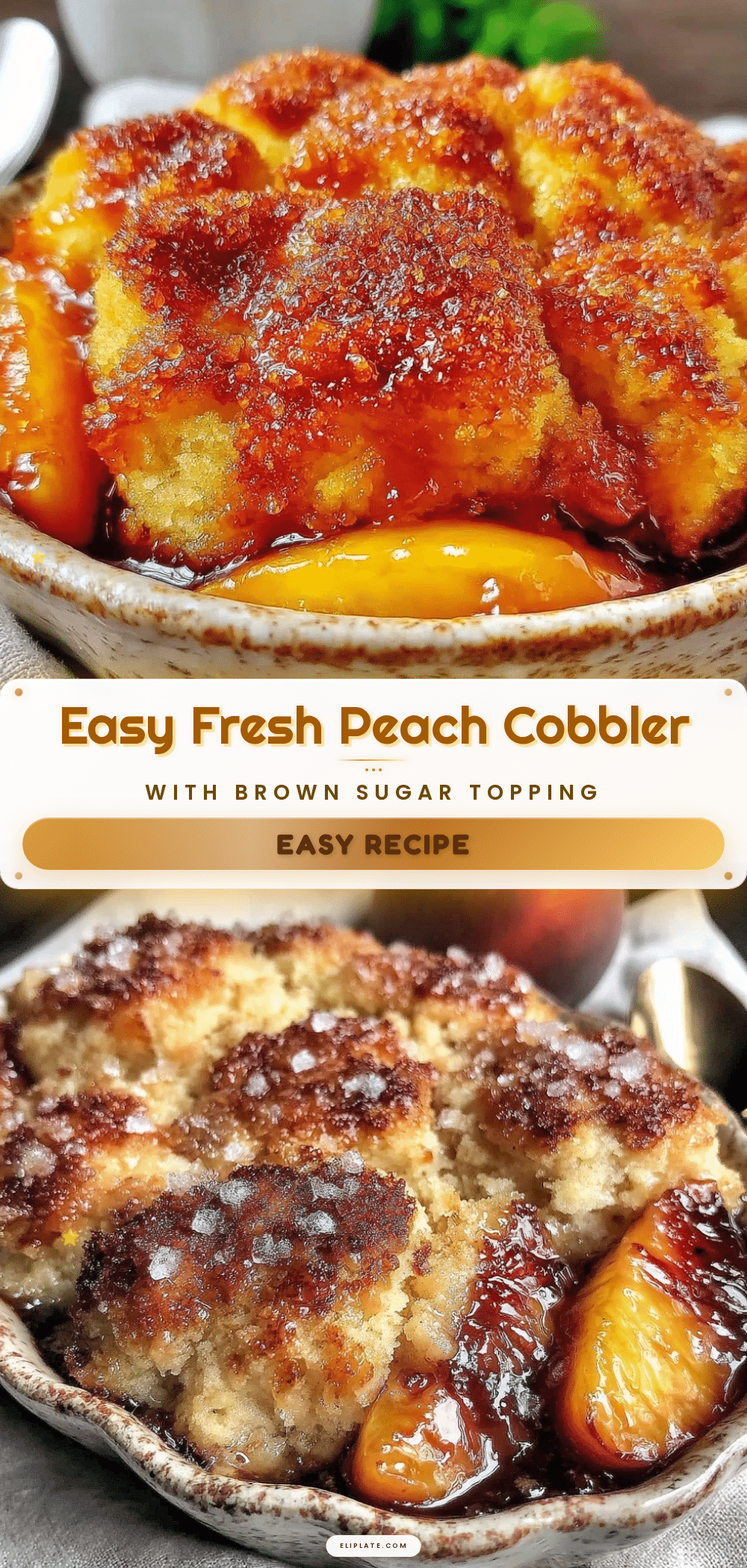 fresh peach cobbler recipe