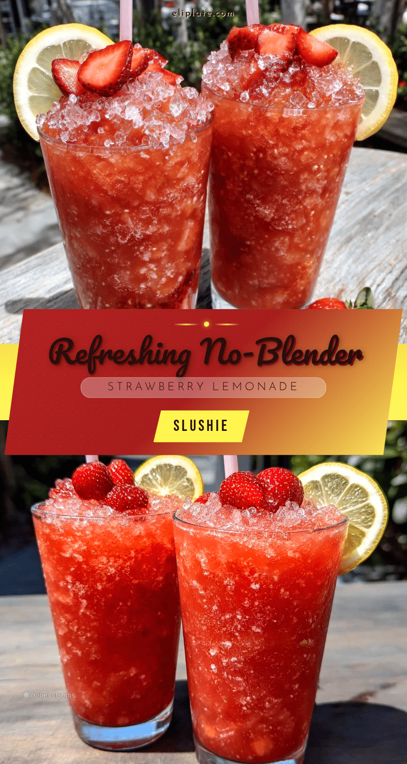 frozen strawberry lemonade slushie recipe
